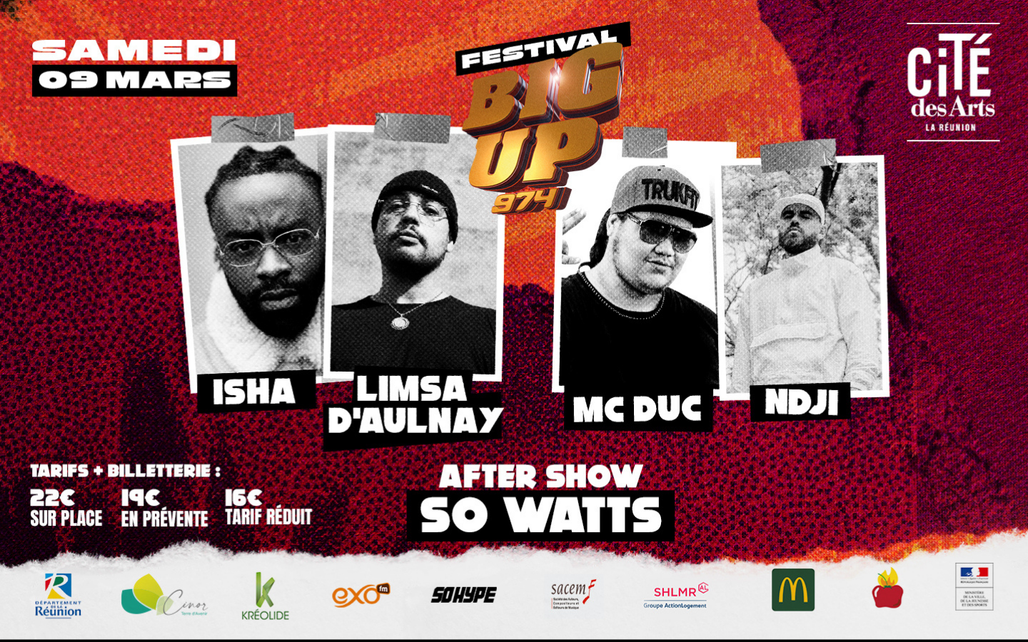 Big Up Festival Cité des Arts Réunion